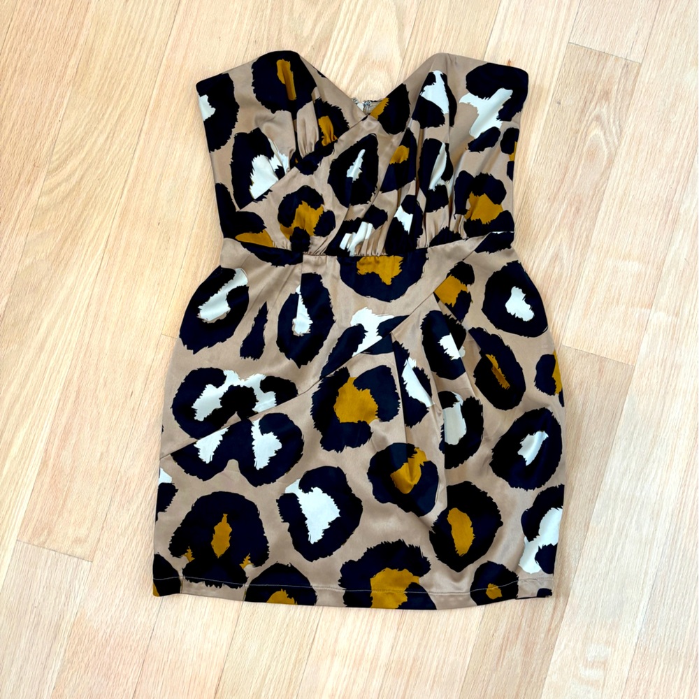 SUPER ON TREND ANIMAL PRINT PIXIE LOTT LIPSY  DRESS UK 10 US 6